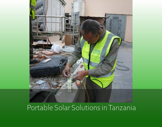 Portable Solar Solutions in Tanzania